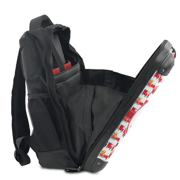 Firetrucks 15" Backpack - SIDE OPEN