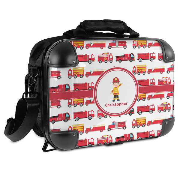 Custom Firetrucks Hard Shell Briefcase - 15" (Personalized)