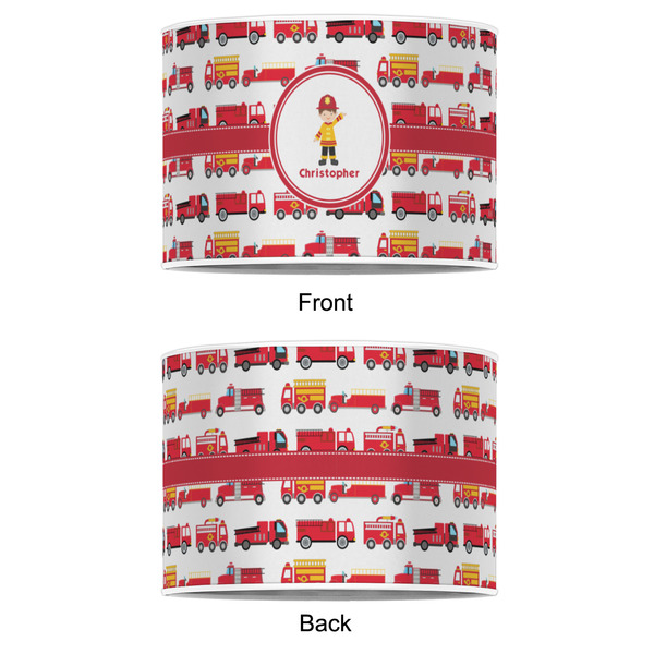 Firetrucks 16" Drum Lampshade - APPROVAL (Poly Film)
