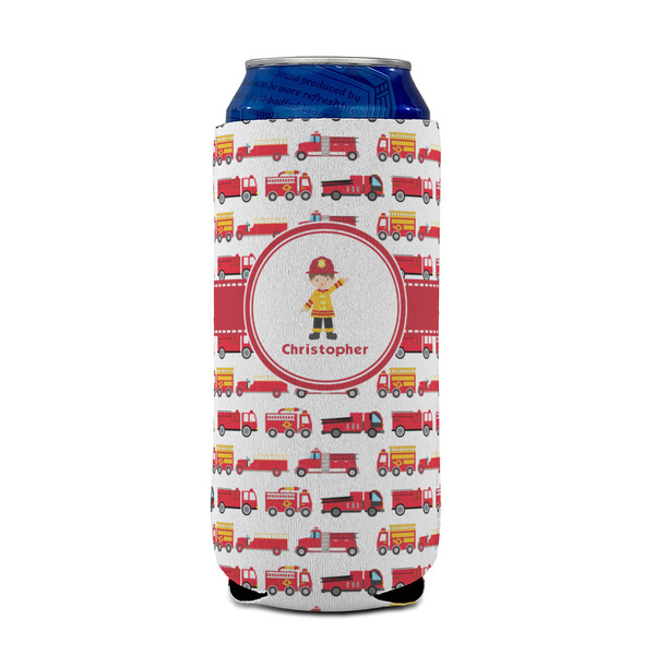 Firetrucks 16oz Can Sleeve - FRONT (on can)