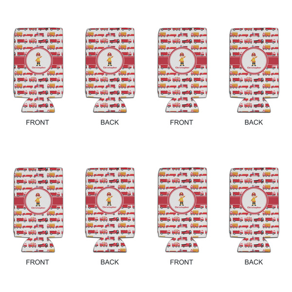 Firetrucks 16oz Can Sleeve - Set of 4 - APPROVAL