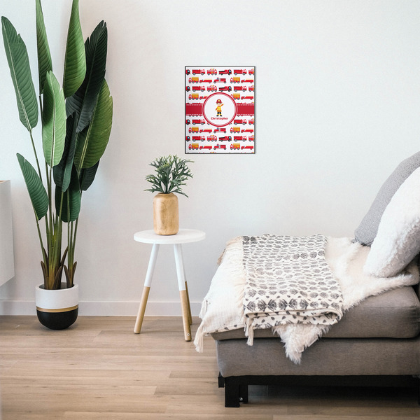 Firetrucks 16x20 Wood Print - In Context