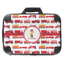 Firetrucks Hard Shell Briefcase - 18" (Personalized)