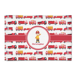 Firetrucks Patio Rug (Personalized)