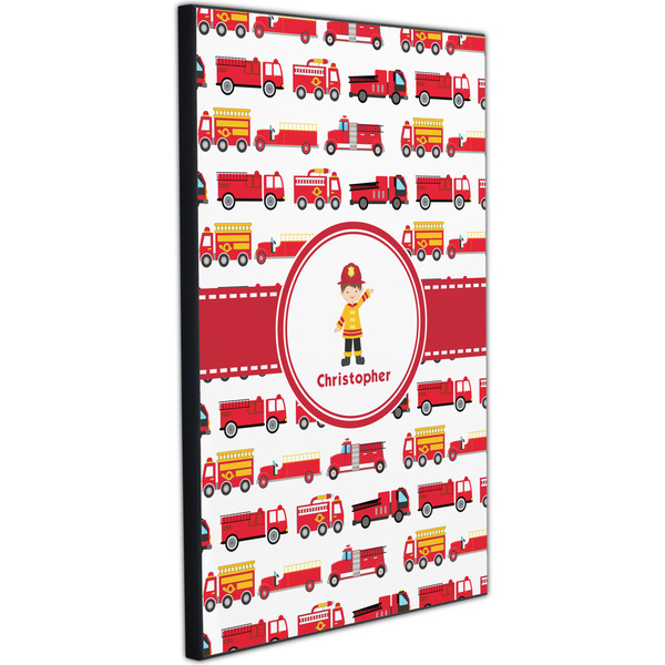 Firetrucks 20x30 Wood Print - Angle View