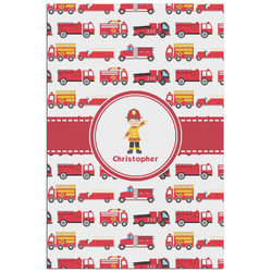 Firetrucks Poster - Matte - 24x36 (Personalized)