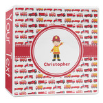 Firetrucks 3-Ring Binder - 2 inch (Personalized)