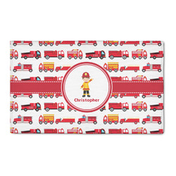 Firetrucks 3' x 5' Patio Rug (Personalized)