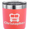 Firetrucks 30 oz Stainless Steel Ringneck Tumbler - Coral - CLOSE UP