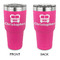 Firetrucks 30 oz Stainless Steel Ringneck Tumblers - Pink - Double Sided - APPROVAL