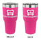 Firetrucks 30 oz Stainless Steel Tumbler - Pink - Double Sided (Personalized)