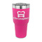 Firetrucks 30 oz Stainless Steel Tumbler - Pink - Single Sided (Personalized)