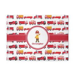 Firetrucks Area Rug (Personalized)