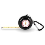 Firetrucks Pocket Tape Measure - 6 Ft w/ Carabiner Clip (Personalized)