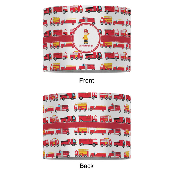 Firetrucks 8" Drum Lampshade - APPROVAL (Fabric)