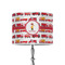 Firetrucks 8" Drum Lampshade - ON STAND (Poly Film)