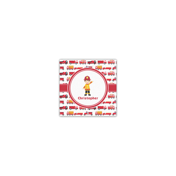 Firetrucks 8x8 - Canvas Print - Front View