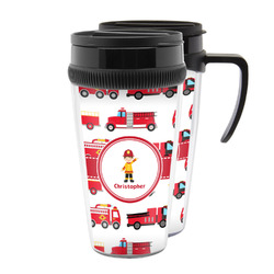 Firetrucks Acrylic Travel Mug (Personalized)