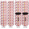 Firetrucks Adult Crew Socks - Double Pair - Front and Back - Apvl