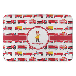Firetrucks Anti-Fatigue Kitchen Mat (Personalized)