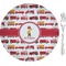 Firetrucks 8" Glass Appetizer / Dessert Plates - Single or Set (Personalized)