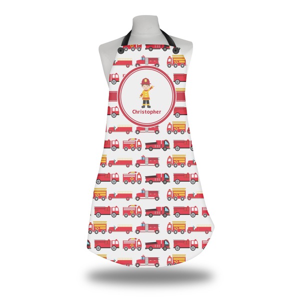 Custom Firetrucks Apron w/ Name or Text