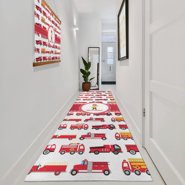 Firetrucks Area Rug Sizes - In Context (vertical)