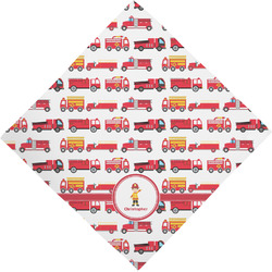 Firetrucks Dog Bandana Scarf w/ Name or Text