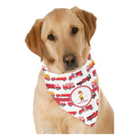 Firetrucks Dog Bandana Scarf w/ Name or Text