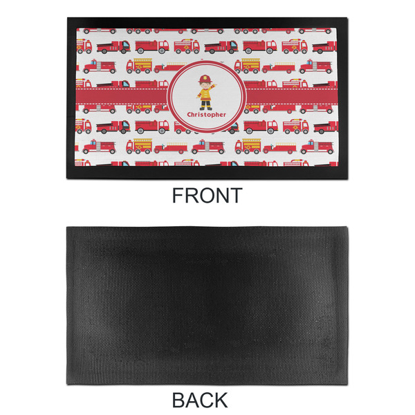 Firetrucks Bar Mat - Small - APPROVAL