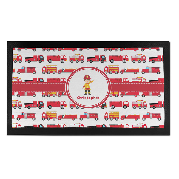 Custom Firetrucks Bar Mat - Small (Personalized)