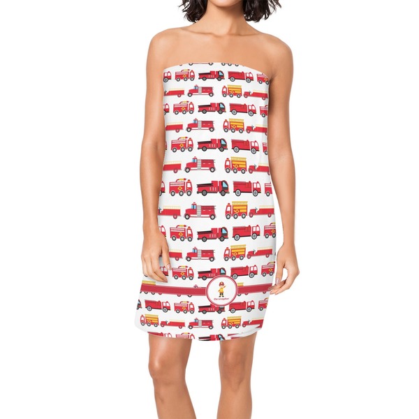 Custom Firetrucks Spa / Bath Wrap (Personalized)