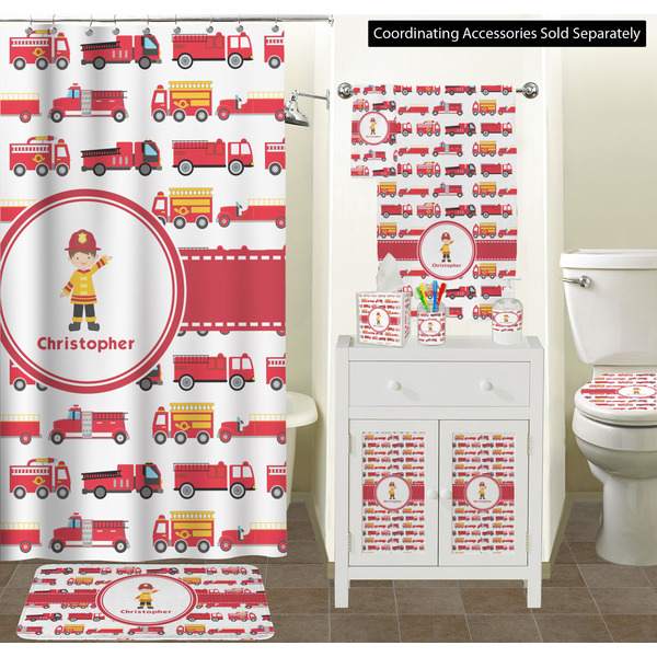 Firetrucks Bathroom Scene