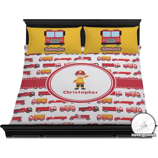 Firetrucks Bedding Set (King) - Duvet