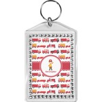 Firetrucks Bling Keychain (Personalized)