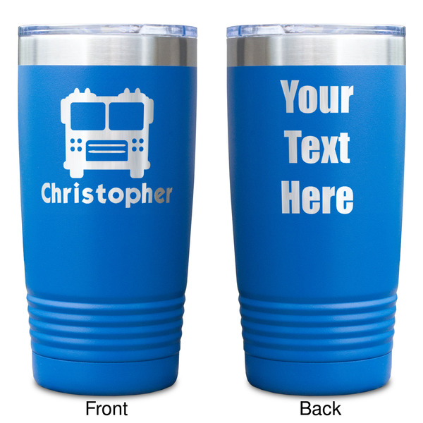 Firetrucks Blue Polar Camel Tumbler - 20oz - Double Sided - Approval