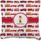 Firetrucks Faux-Linen Throw Pillow 20" (Personalized)