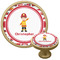 Firetrucks Cabinet Knob - Gold (Personalized)