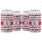 Firetrucks Can Cooler (12 oz) - Set of 4 w/ Name or Text