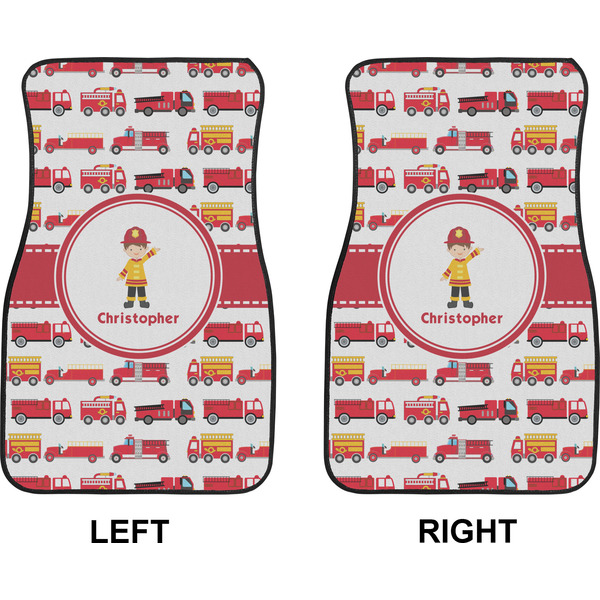 Firetrucks Car Mat Front - Approval