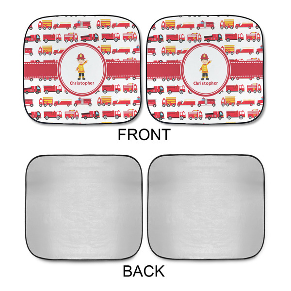 Firetrucks Car Sun Shades - APPROVAL