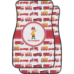Firetrucks Car Floor Mats (Personalized)