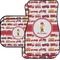 Firetrucks Car Floor Mats Set - 2 Front & 2 Back (Personalized)