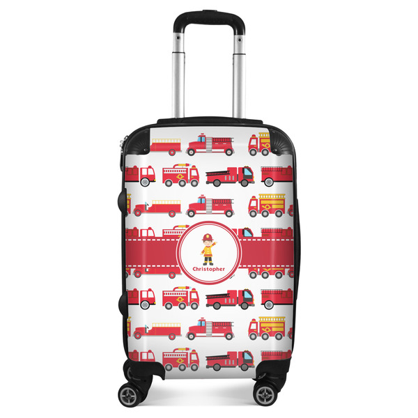 Custom Firetrucks Suitcase - 20" Carry On (Personalized)