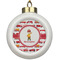 Firetrucks Ceramic Ball Ornament (Personalized)