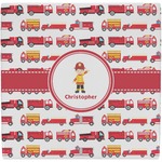 Firetrucks Ceramic Tile Hot Pad (Personalized)
