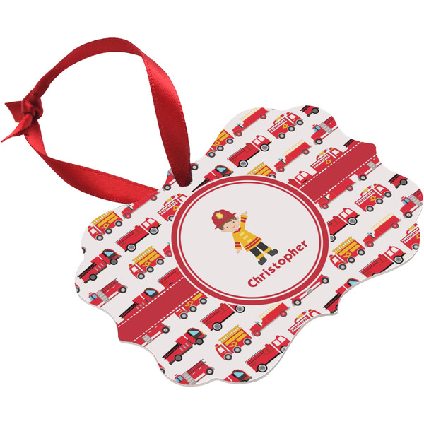 Firetrucks Christmas Ornament