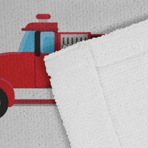 Firetrucks Close up of Fabric