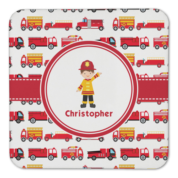 Firetrucks Coaster Set - FRONT (one)