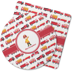 Firetrucks Rubber Backed Coaster (Personalized)